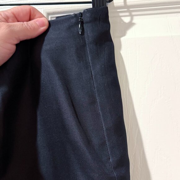 Sigrid Olsen Collection Black 100% Silk Ankle Pants Dressy Formal Minimalist 8 - Picture 8 of 12